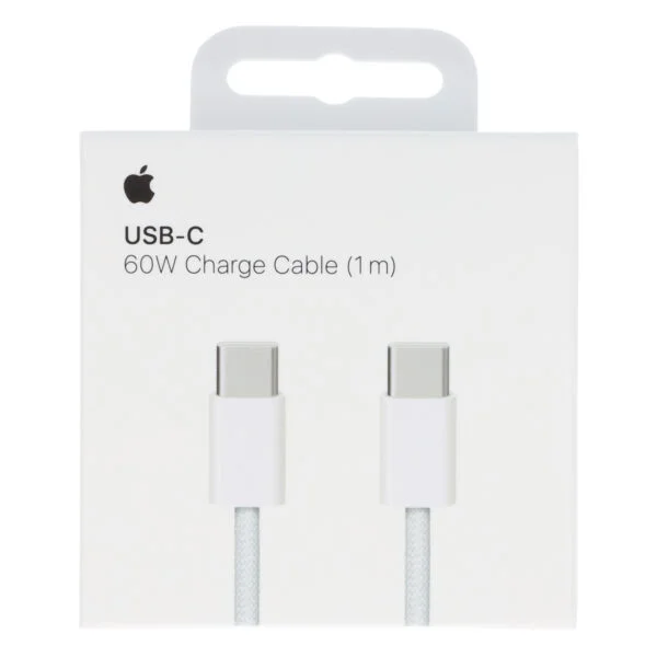 کابل اورجینال آیفون تایپ سی به تایپ سی 60 وات 1 متر / Apple 60W cable