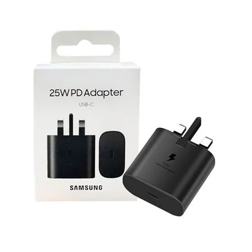شارژر اورجینال سامسونگ سوپر فست 25 وات 3 پین / samsung 25w charger