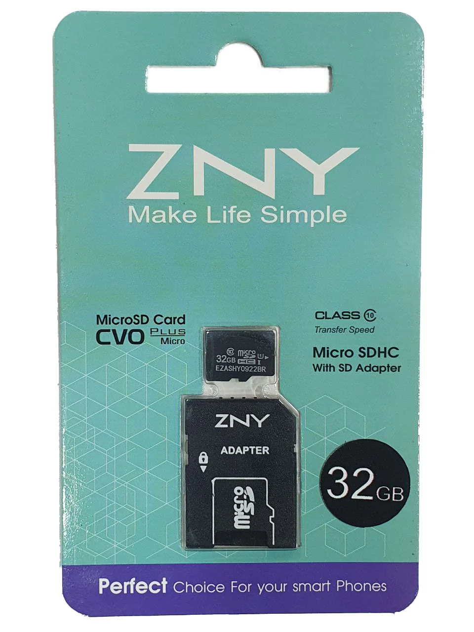  کارت حافظه میکرو 32 گیگابایت کلاس 10 / ZNY Micro 32GB 