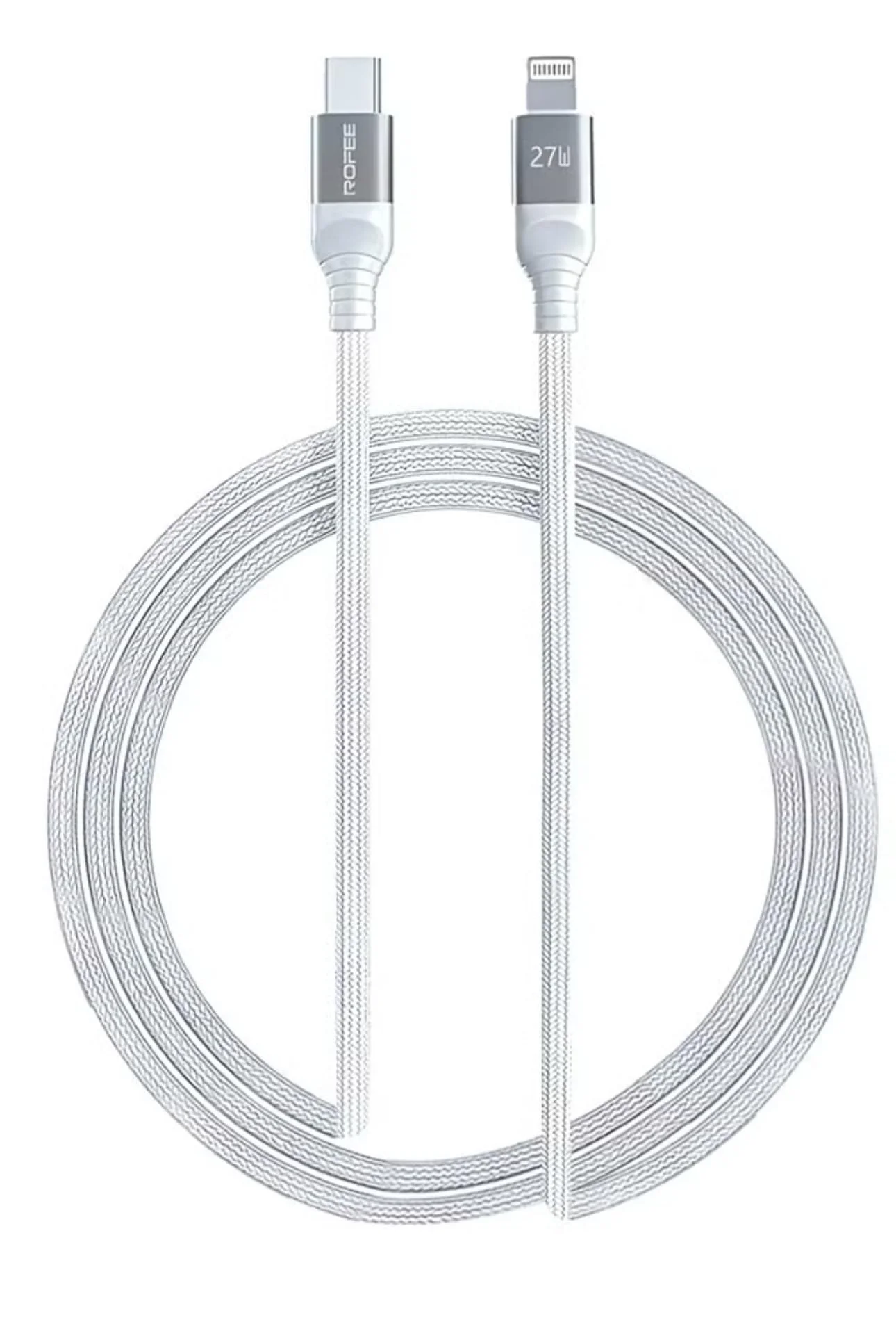 کابل کنفی روفی تایپ سی به لایتنینگ آیفون 27 وات / Rofee 27w apple