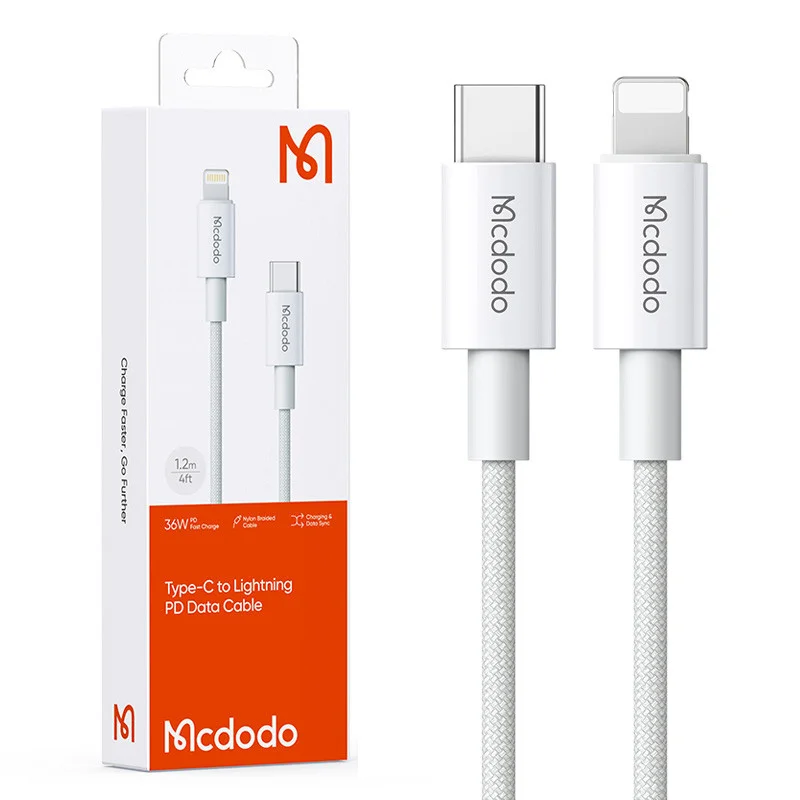 کابل کنفی مکدودو تایپ سی به لایتنینگ 36 وات MC2760
