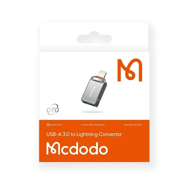 تبدیل OTG آیفون لایتنینگ مک دودو مدل Mcdodo OT-8600 اورجینال