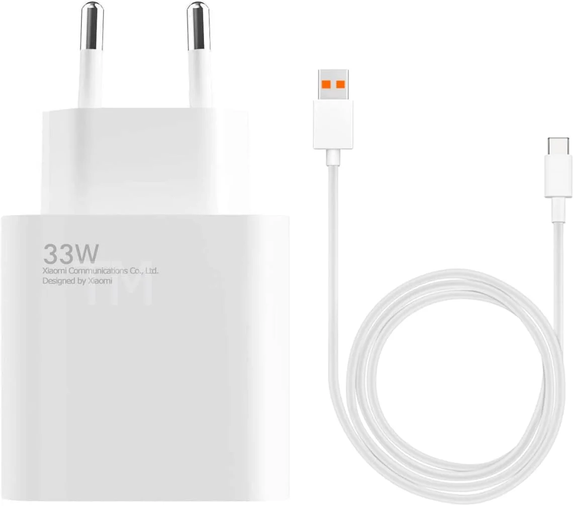  شارژر اورجینال شیائومی 33 وات با کابل / mi charger 33W ORG 