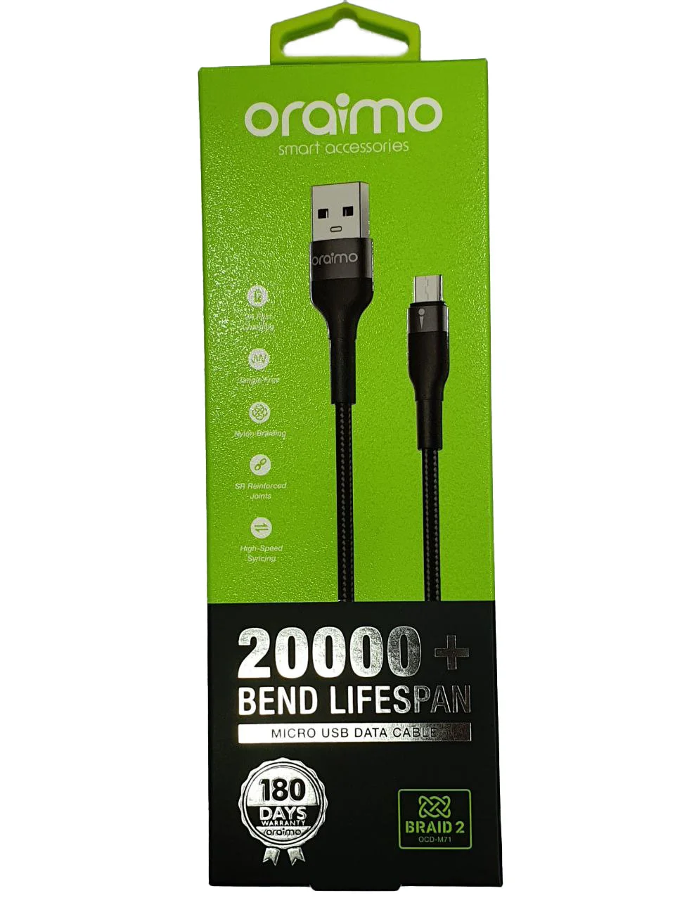 کابل کنفی میکرو یو اس بی oraimo USB Micro